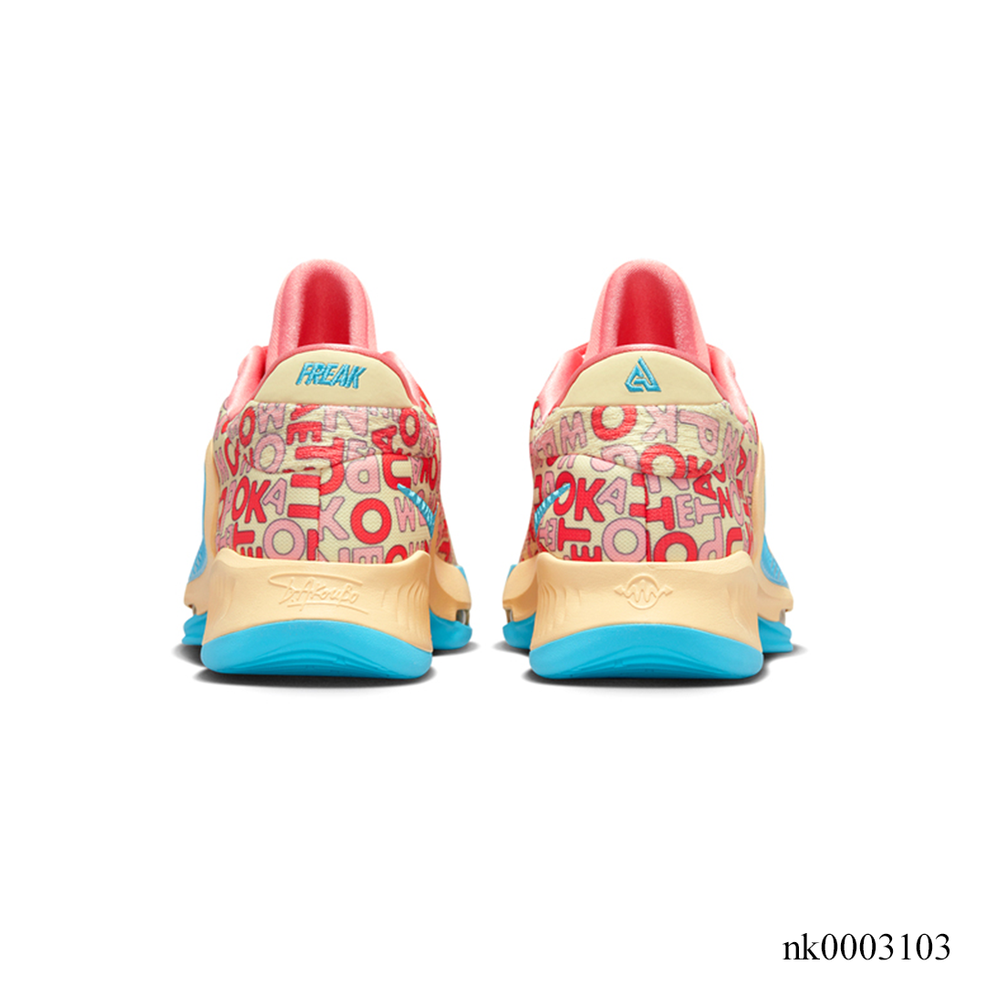 Zoom Freak 4 Letter Bros Vanilla Lightning Shoes Sneakers - nk0003103 image 5