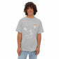 Halloween Basketball Skeleton Unisex Oversized Boxy Tee image 46