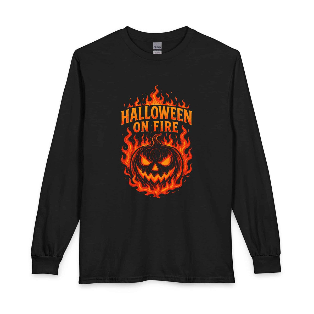 Halloween on Fire Long Sleeve T-Shirt image 0