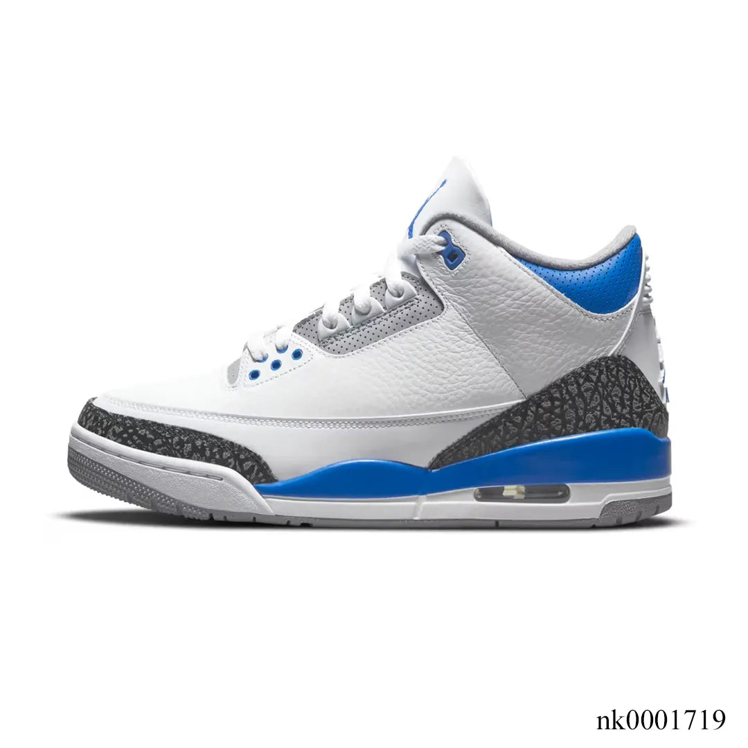 AJ 3 Retro Racer Blue Shoes Sneakers - nk0001719 image 1