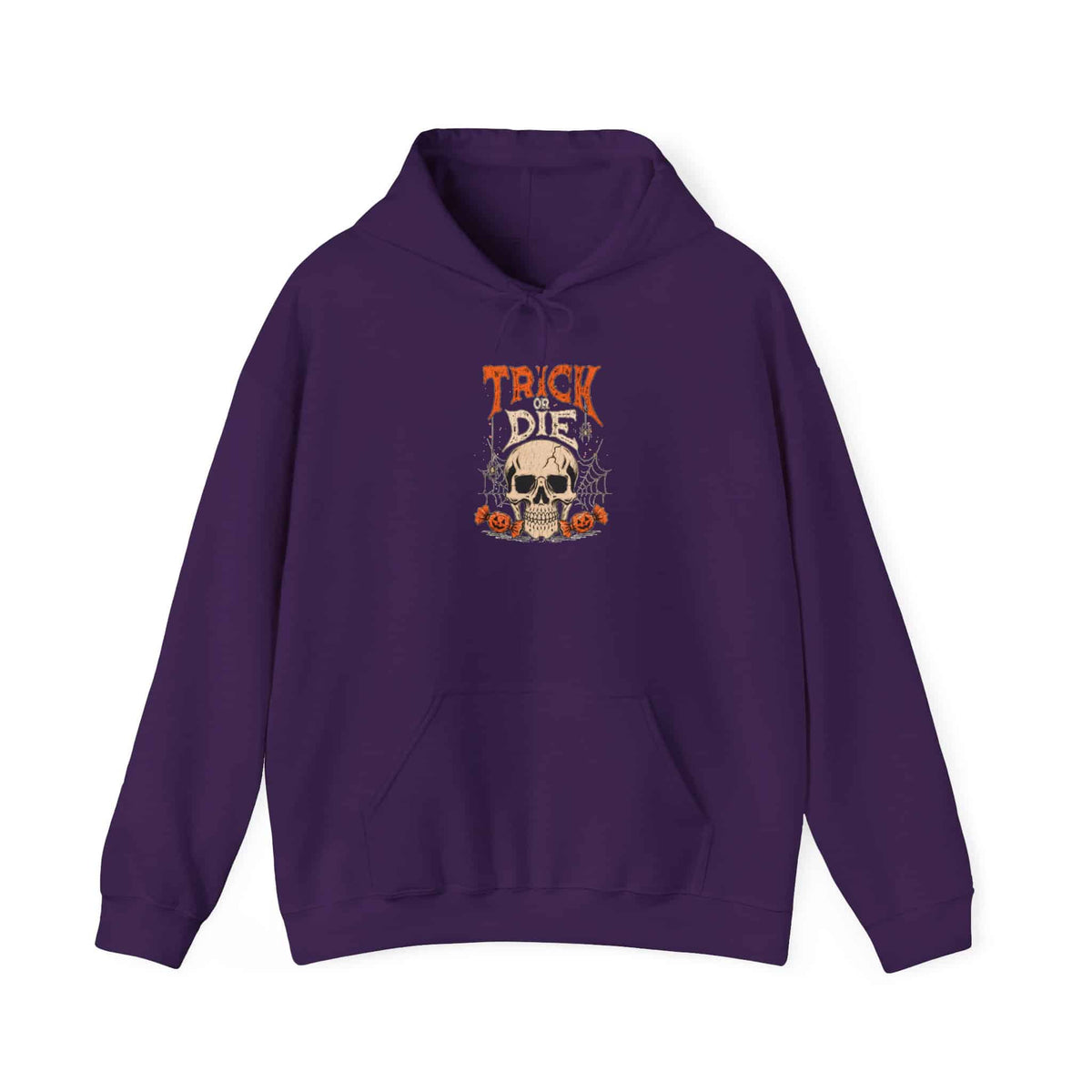 TRICK OR DIE Hooded Sweatshirt - S, Purple image