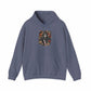Halloween Horror Hooded Sweatshirt - 2XL, Heather Navy image