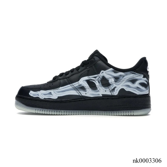 AF 1 Low Black Skeleton Halloween Shoes Sneakers – nk0003306 image 2