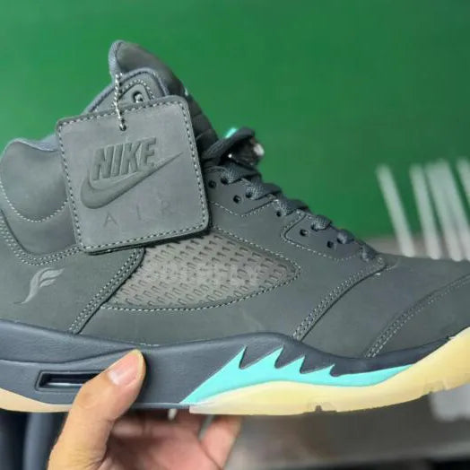 [PREMIUM] AJ 5 Retro SoleFly Black Aurora Green Shoes Sneakers - nk0005505 image 3