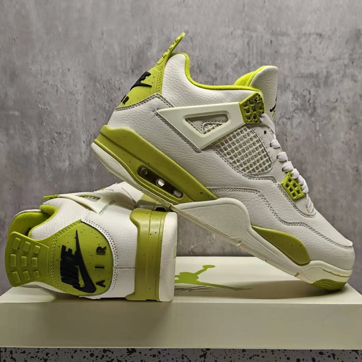 J.Balvin x AJ 4 OG Lemonade Shoes Sneakers - nk0004879 image 7