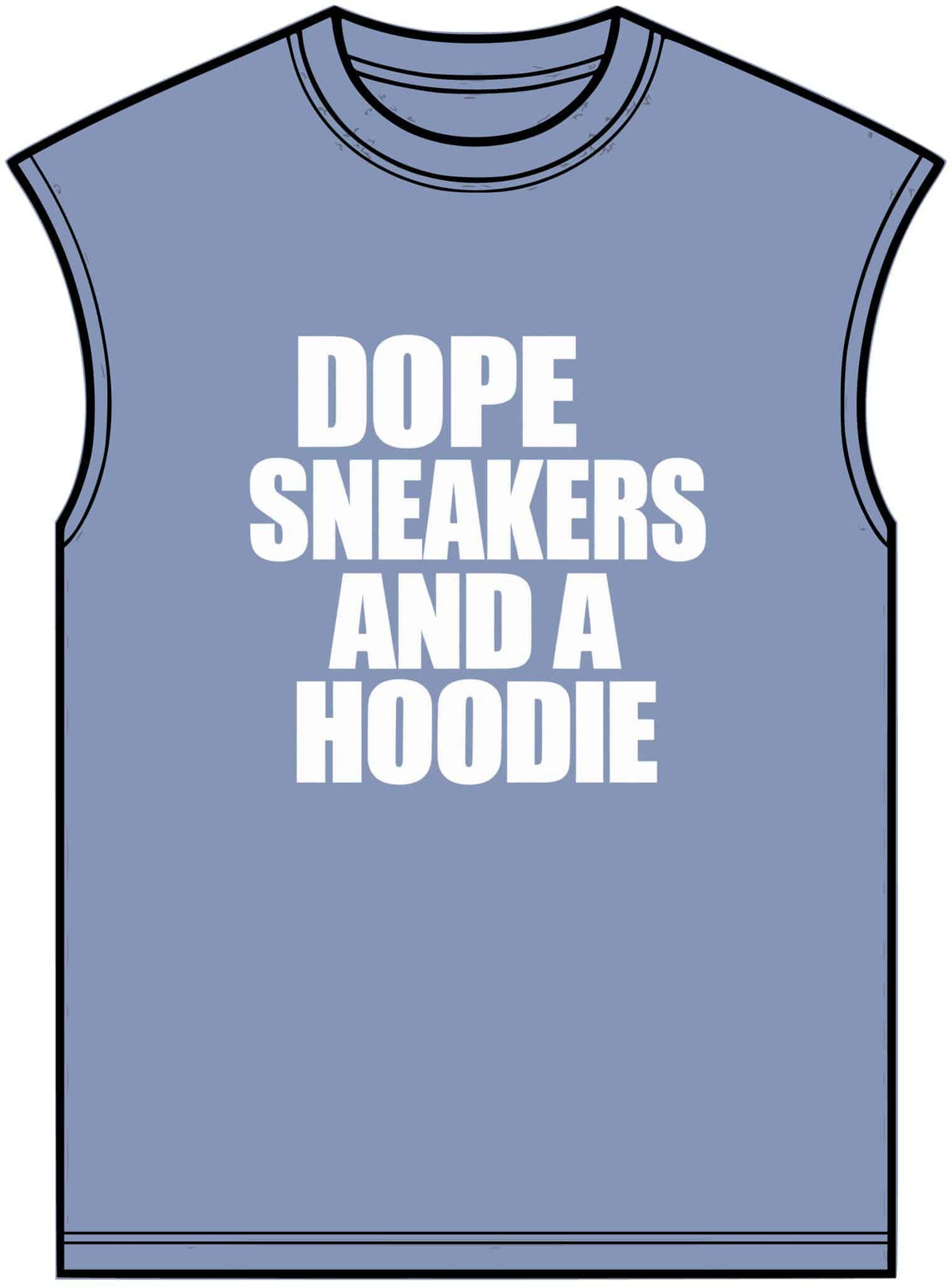 Graphic Print Unisex Garment-Dyed Muscle Tee – POD0036 image 8