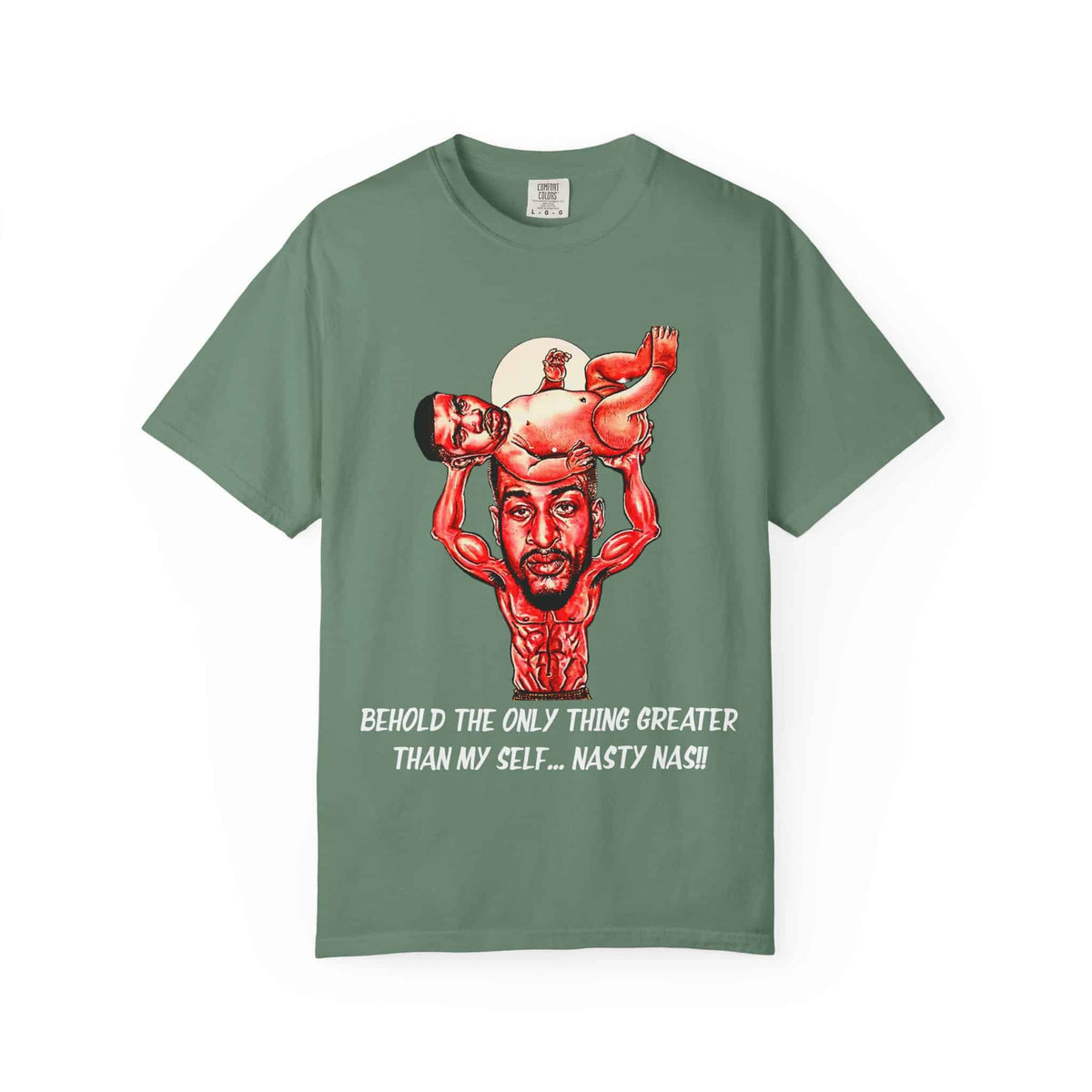 Nas The Last Word Unisex Garment-Dyed T-shirt image