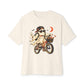 Ghost Rider BMX Unisex Oversized Boxy Tee - Natural, 2XL image