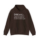 Grind Definition Unisex Heavy Blend™ Hooded Sweatshirt - XL, Dark Chocolate image