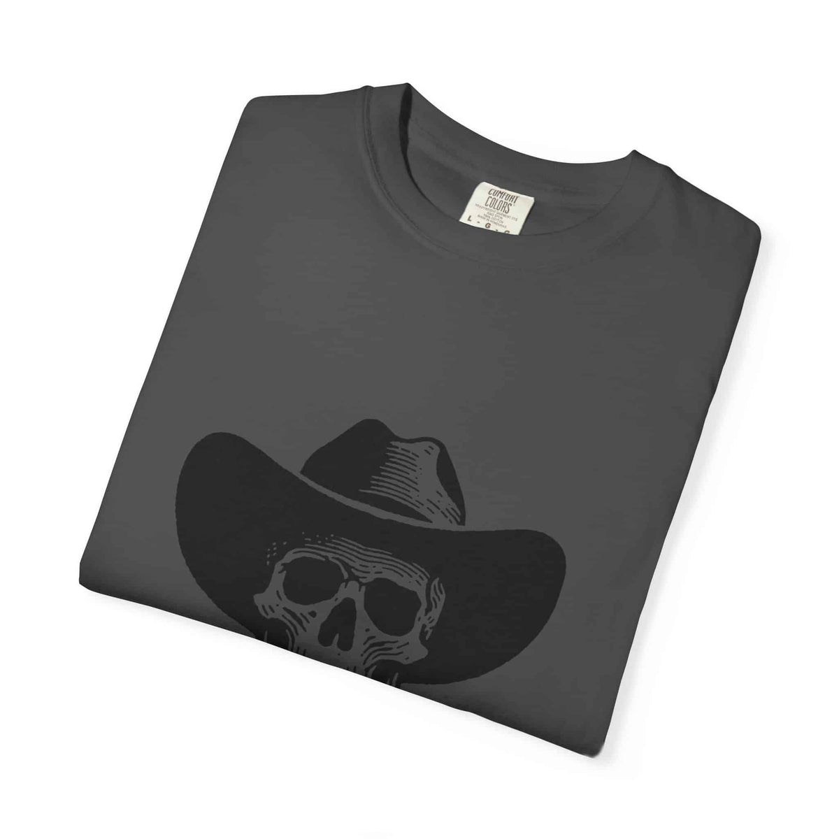 Outlaw Skull Unisex Garment-Dyed T-shirt image 86
