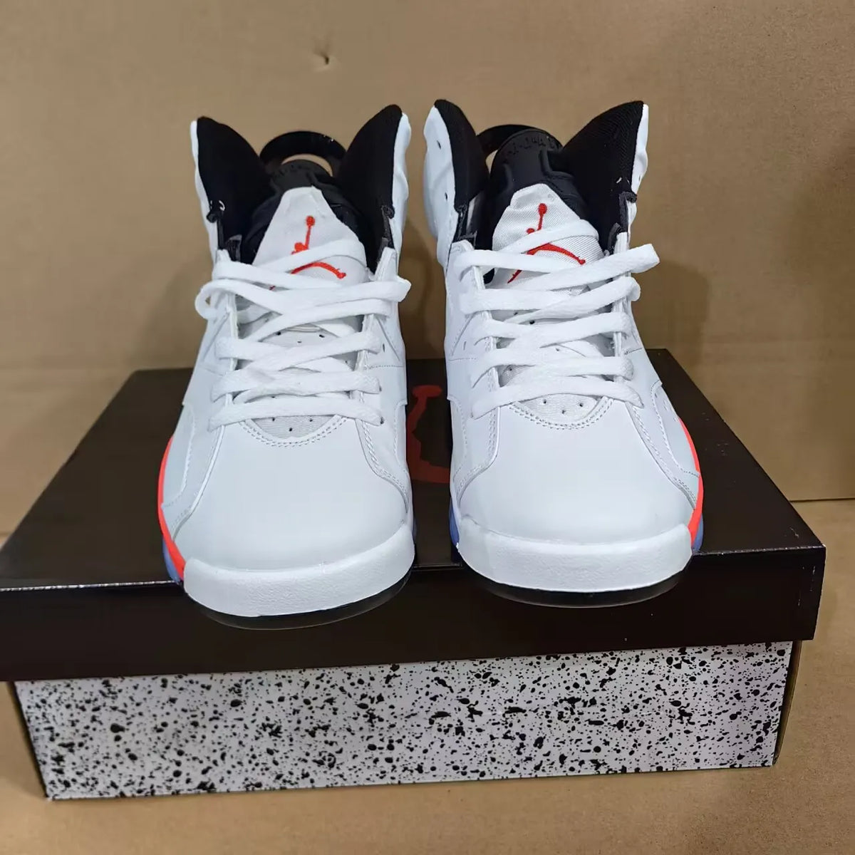 AJ 6 White Infrared Shoes Sneakers - nk0004813 image 7