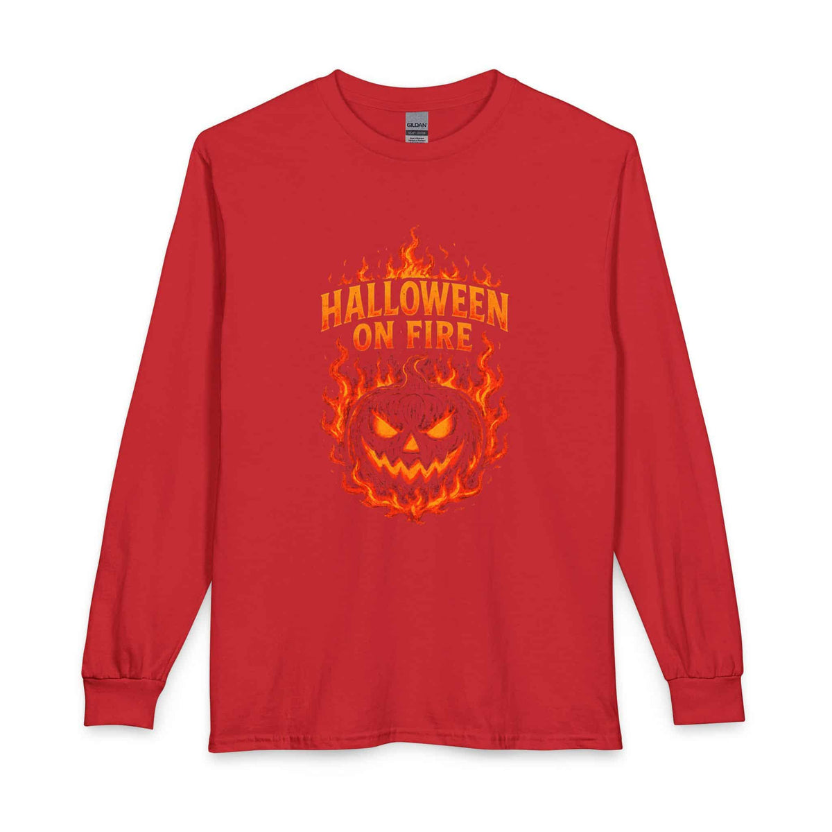 Halloween on Fire Long Sleeve T-Shirt image