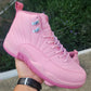 AJ 12 Pearl Pink Shoes Sneakers - nk0004550 image 4