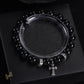 CH Beaded Cross Flower Bracelet - CH0074 image 0
