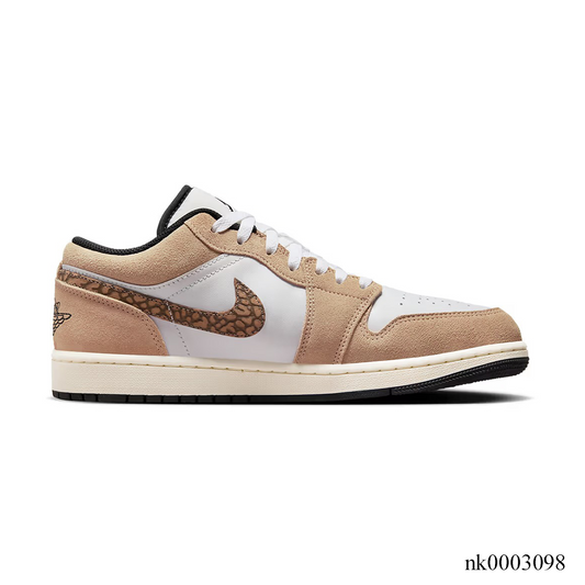 AJ 1 Low Brown Elephant Shoes Sneakers - nk0003098 image 0