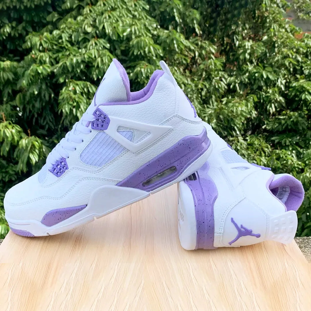 AJ 4 Purple Oreo Shoes Sneakers – nk0004378 image 2