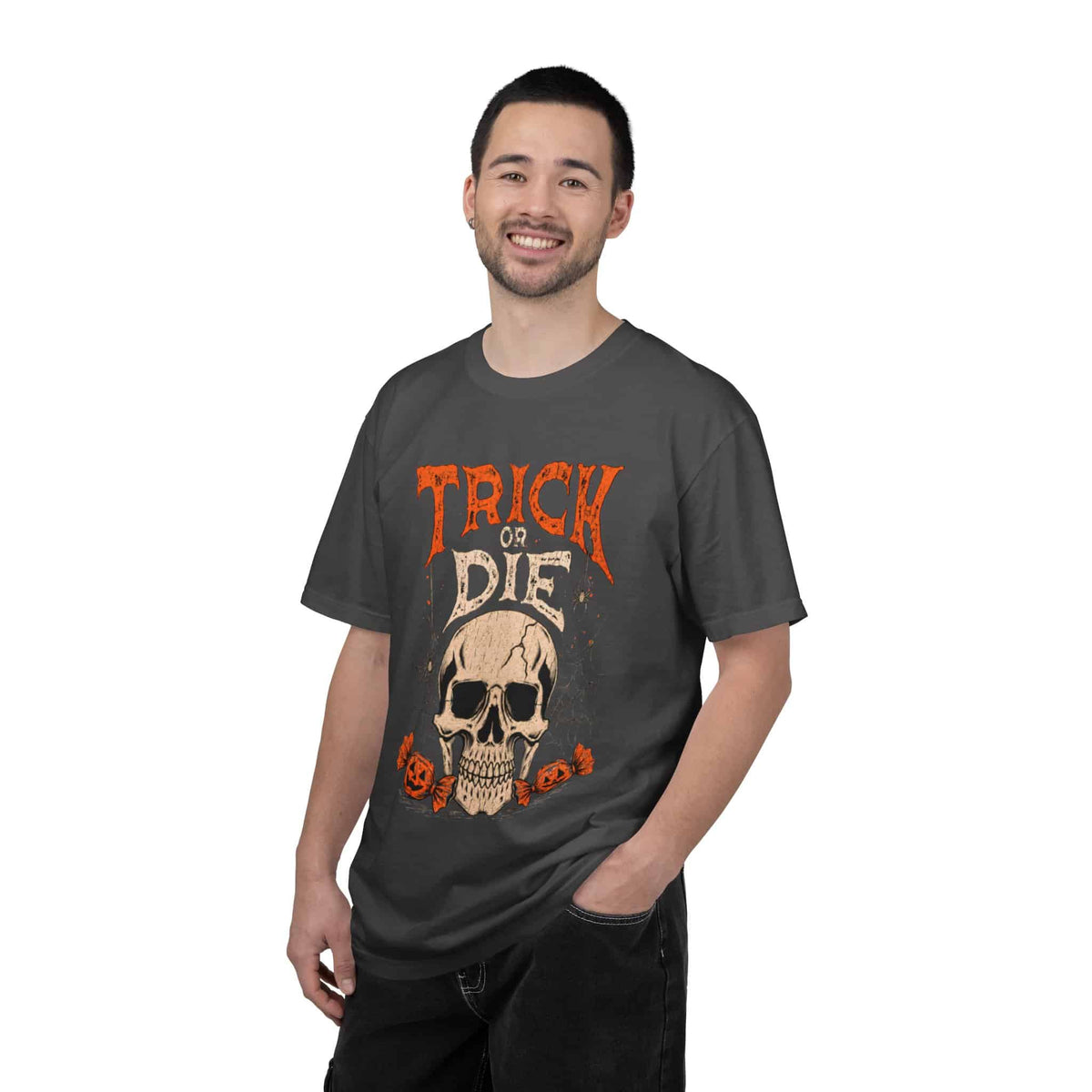 TRICK OR DIE Unisex Garment-Dyed T-shirt image 126