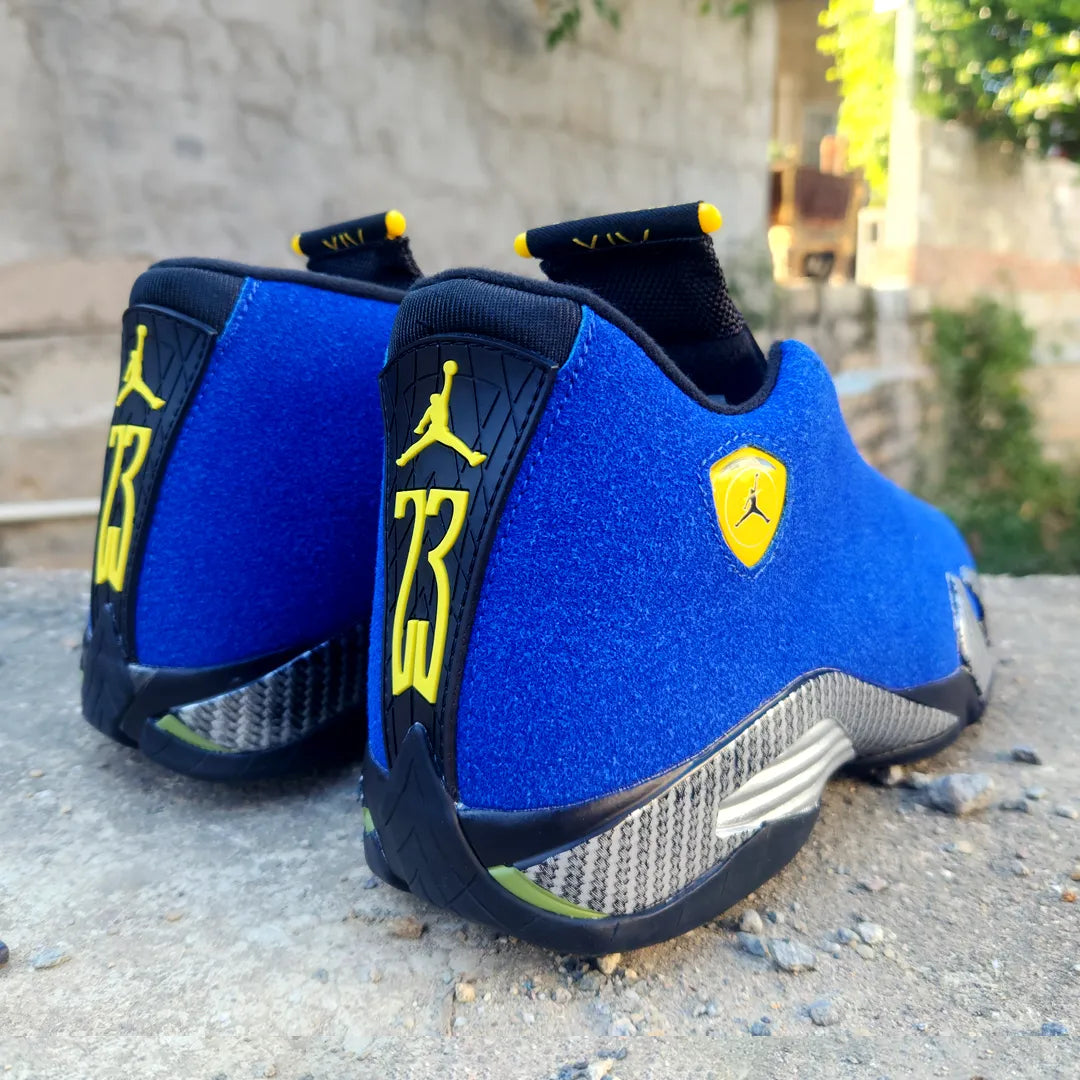 AJ 14 Ferrari Blue Shoes Sneakers - nk0004580 image 5