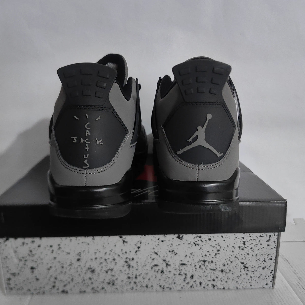 AJ 4 x Travis Scott Retro Dark Grey Black Shoes Sneakers - nk0005039 image 11