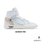 Virgil Abloh Archive x AJ 1 High OG 'Alaska' Shoes Sneakers – nk0004931 image