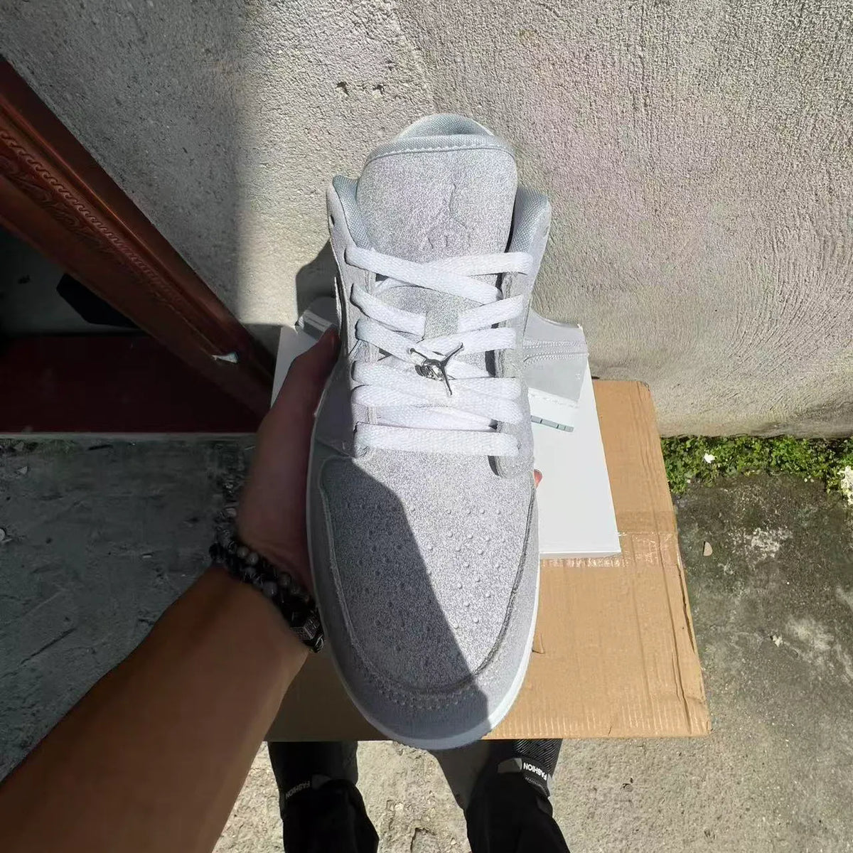 AJ 1 Low SE 'Light Iron Ore Grey' Shoes Sneakers – nk0005428 image 6