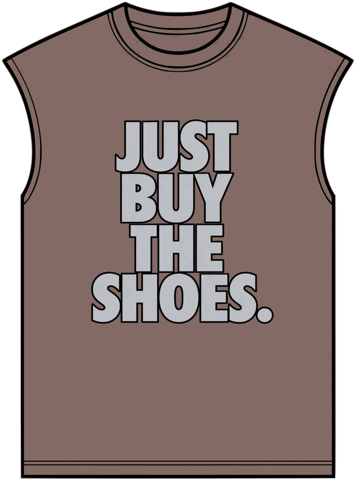 Graphic Print Unisex Garment-Dyed Muscle Tee – POD0033 image 4