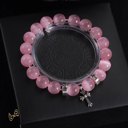 CH Beaded Cross Flower Bracelet - CH0074 image 4
