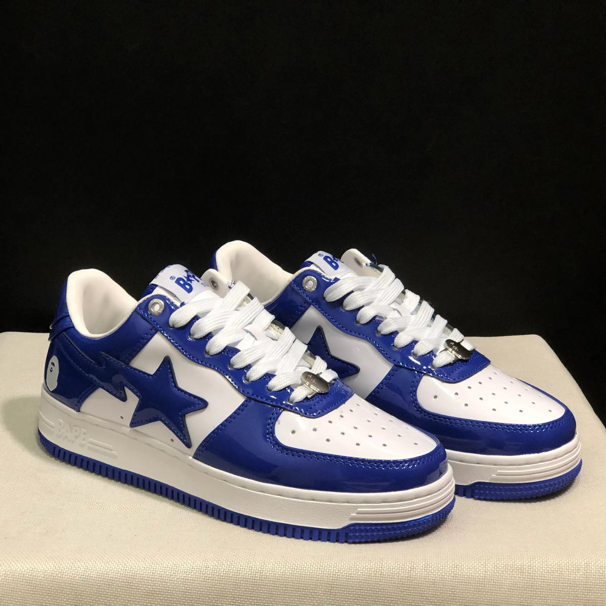 A Bathing Ape Bape Sta #5 Blue Shoes Sneakers - nk0005518 image 7
