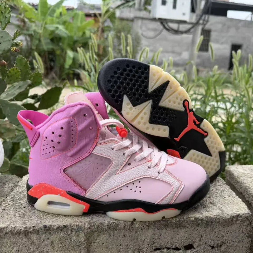 Awake NY x AJ 6 "Playful Pink"/ “Bubblegum” Shoes Sneakers - nk0005249 image 2