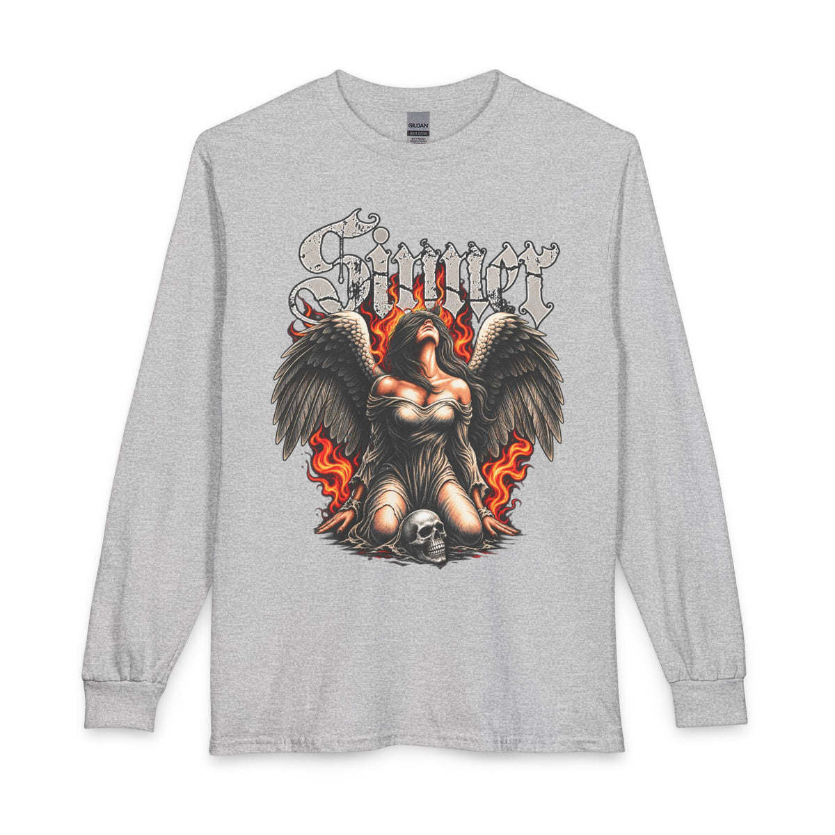Sinner’s Flame Long Sleeve T-Shirt image