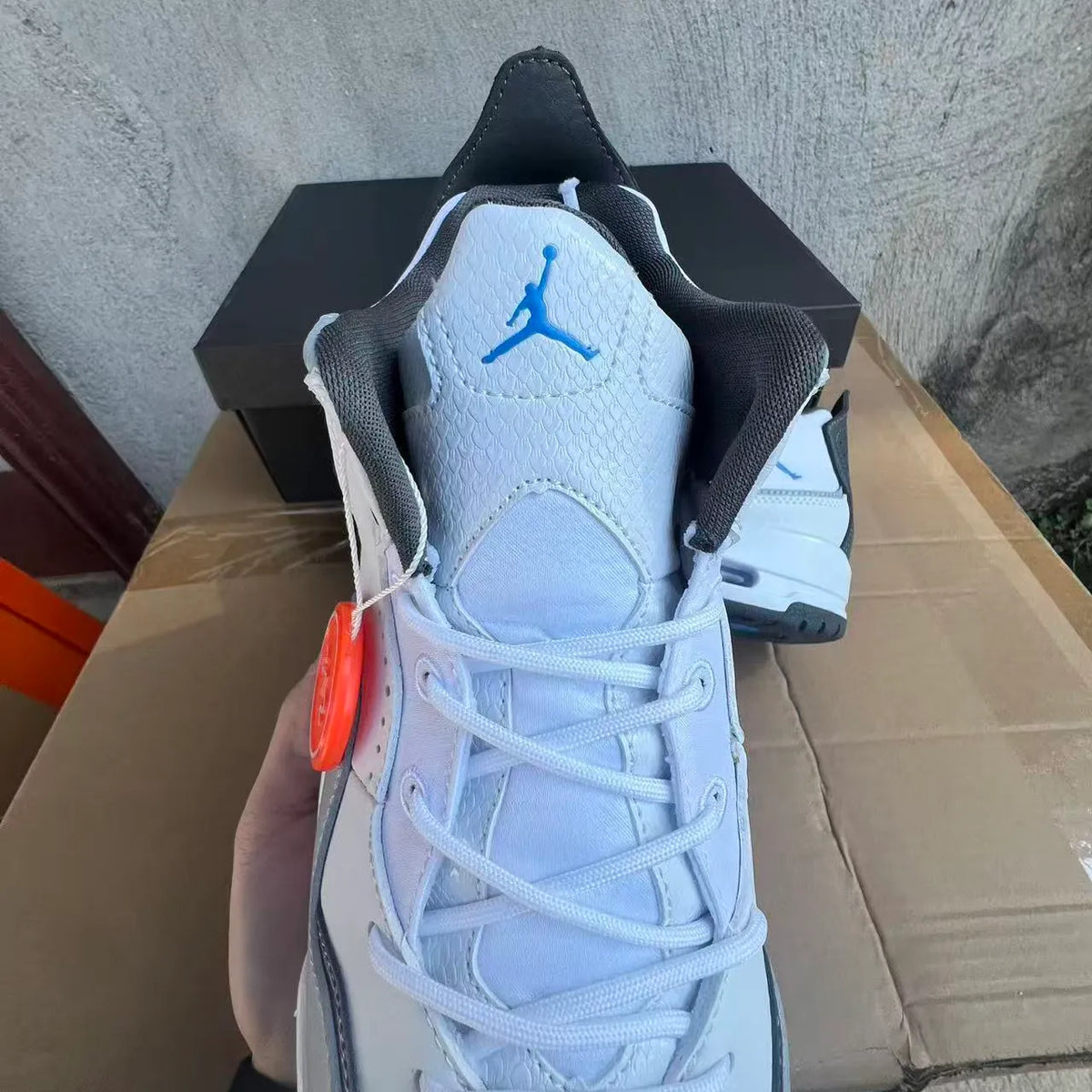AJ Courtside 23 White/University Blue Shoes Sneakers - nk0004823 image 8