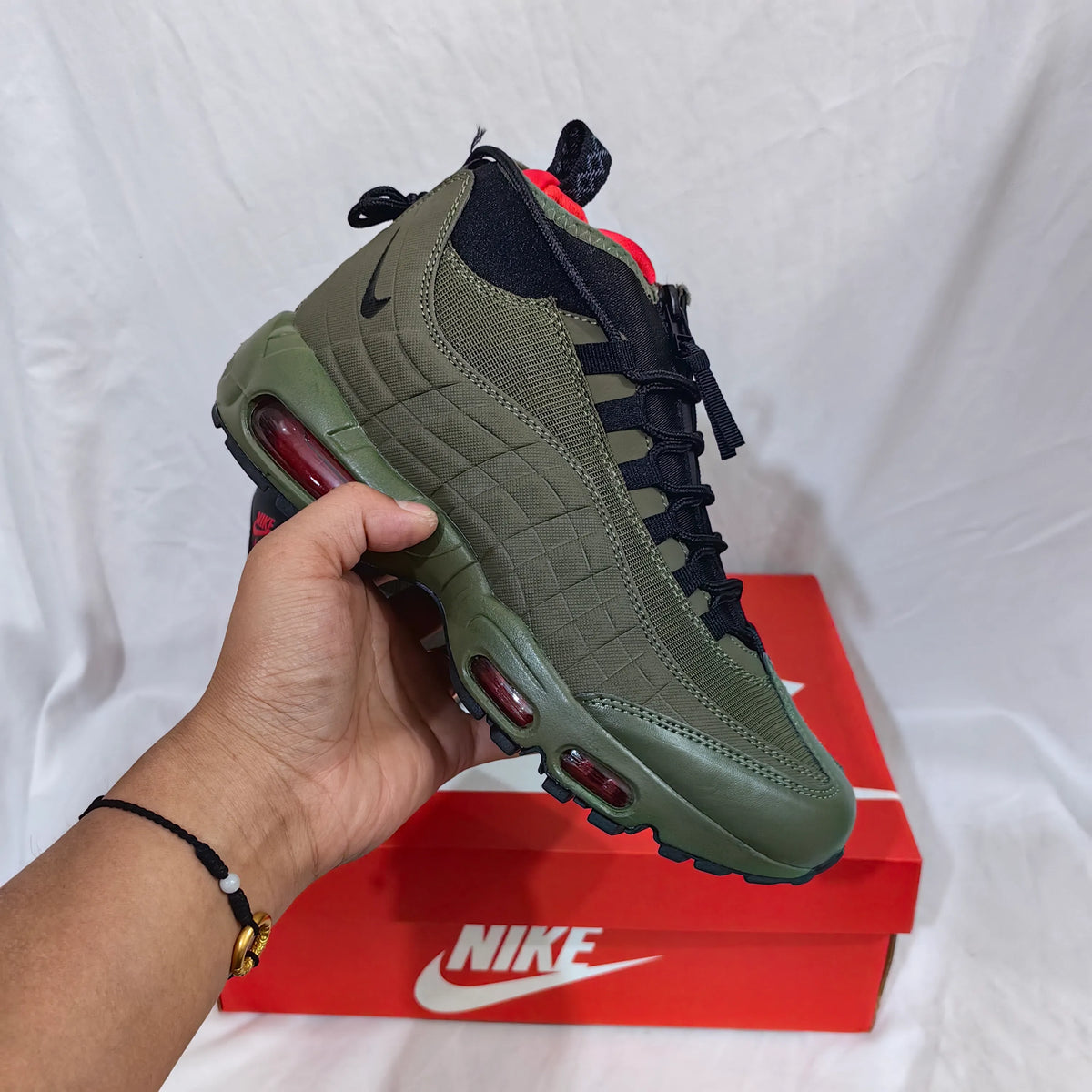 AM 95 Sneakerboot  Dark Loden/Cargo Khaki Shoes Sneakers - nk0005234 image 11