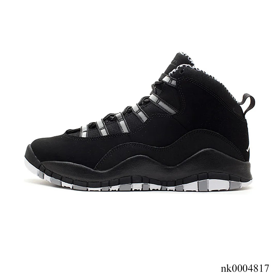 AJ 10 Black And White Stealth Shoes Sneakers - nk0004817 image 1