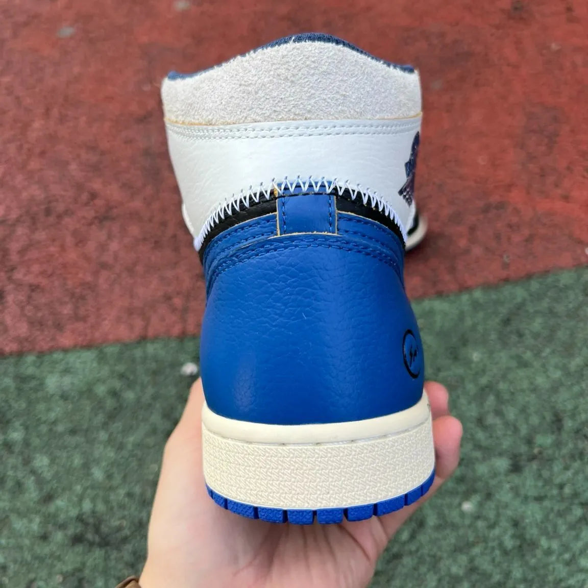 Fragment x Union LA x AJ 1 High OG Sport Royal Shoes Sneakers – nk0004748 image 5