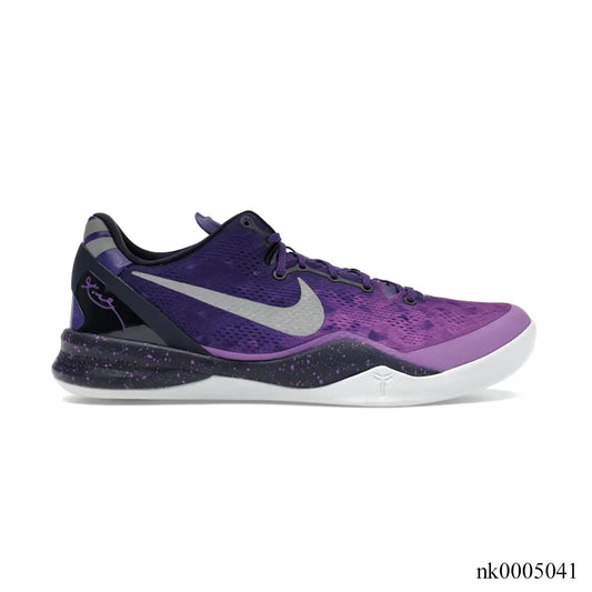 Kobe 8 Playoffs Purple Platinum Shoes Sneakers - nk0005041 image 0