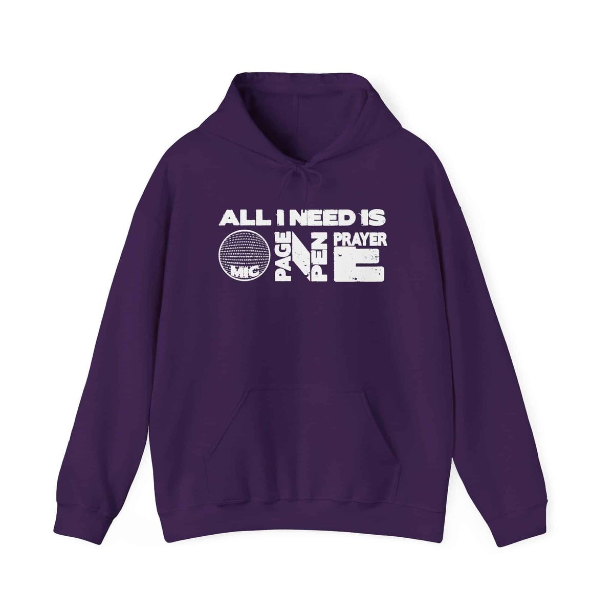 ALL_I_NEED_IS Unisex Heavy Blend™ Hooded Sweatshirt - 4XL, Purple image