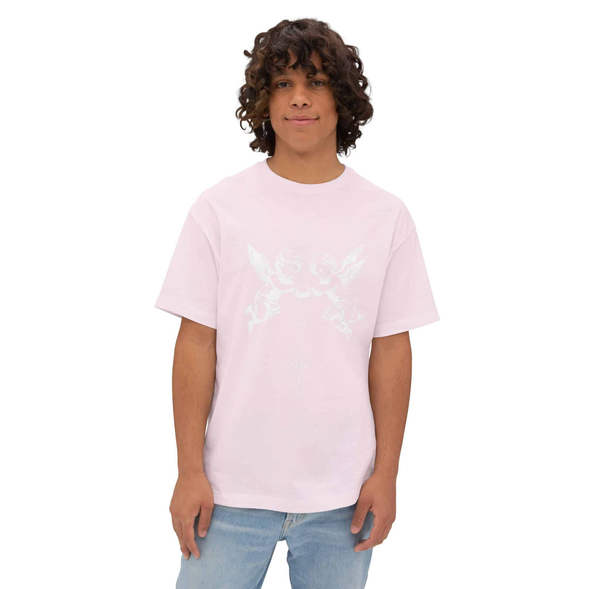 Heavenly Guardians Unisex Oversized Boxy Tee image 8