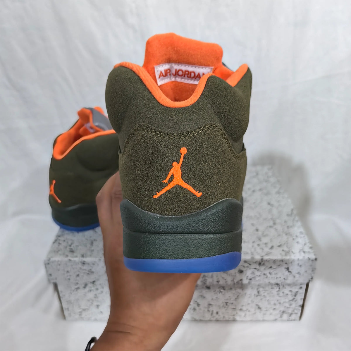AJ 5 Olive Shoes Sneakers - nk0003202 image 7