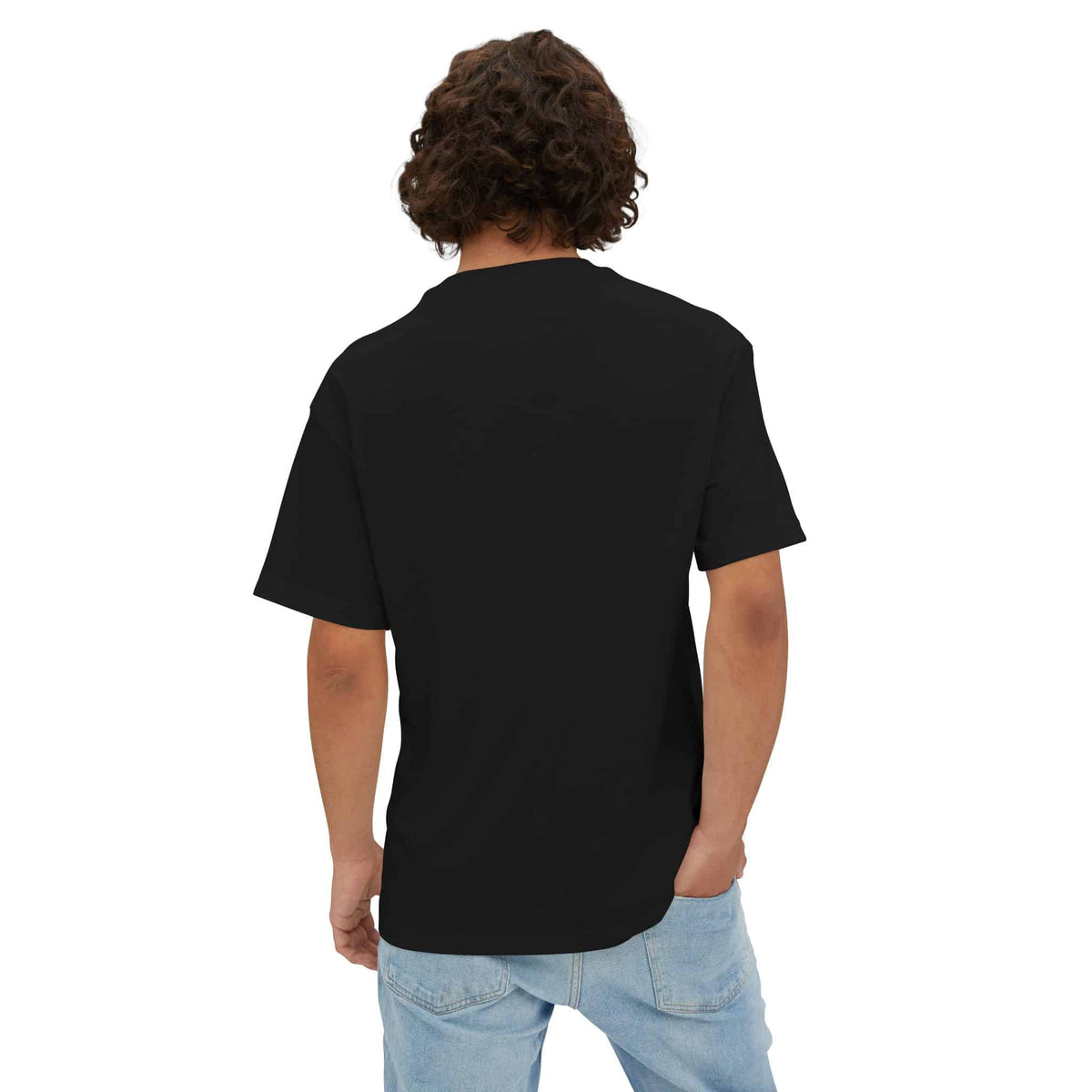 Halloween Basketball Skeleton Unisex Oversized Boxy Tee image 6