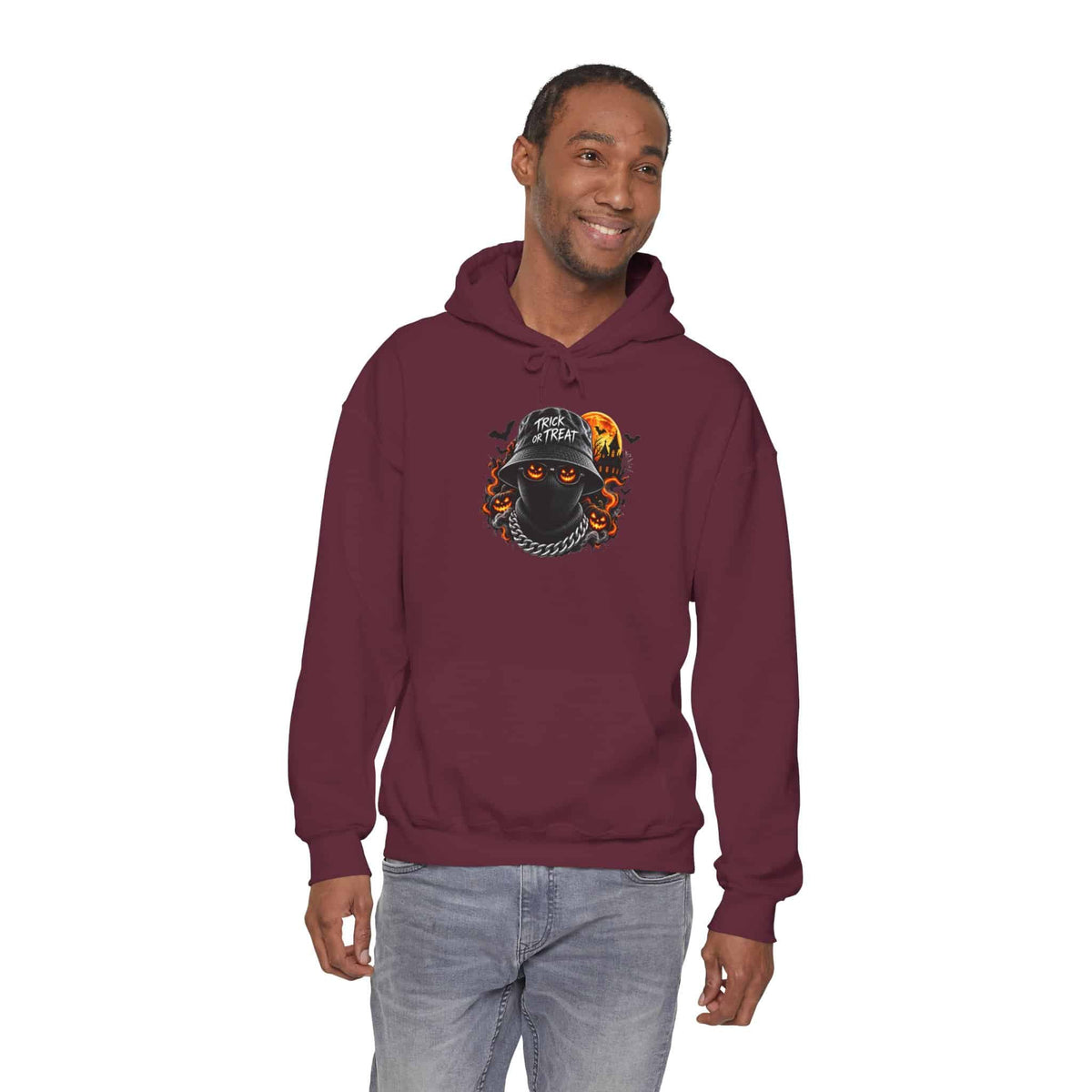 Spooky Streetwear Masked Hooded Sweatshirt image 27