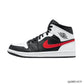 AJ 1 Mid Black Chile Red White Shoes Sneakers - nk0001419 image 1