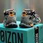 BLCG Runner Worn-Out Black Orange Fluo Shoes Sneakers - bl0000032 image 5