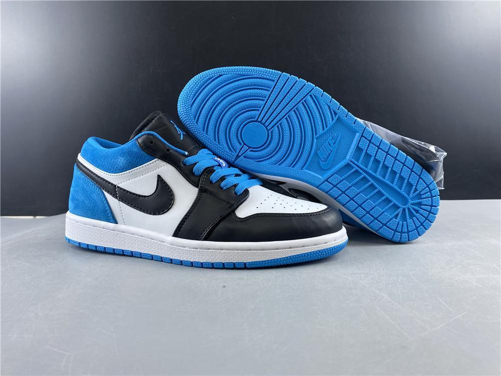 AJ 1 Low Laser Blue Shoes Sneakers - nk0000735 image 1