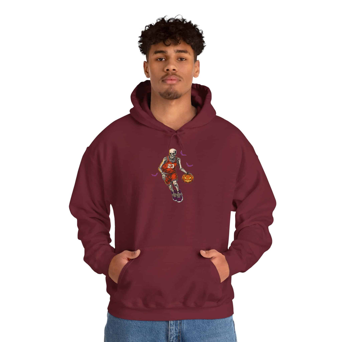 Halloween Basketball Hooded Sweatshirt image 93