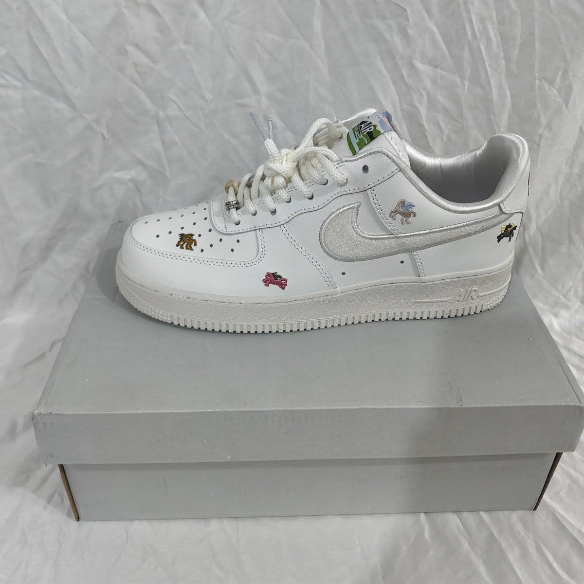 Air Force 1 Chenille Swoosh Year Of The Horse Shoes Sneakers - nk0004808 image 17