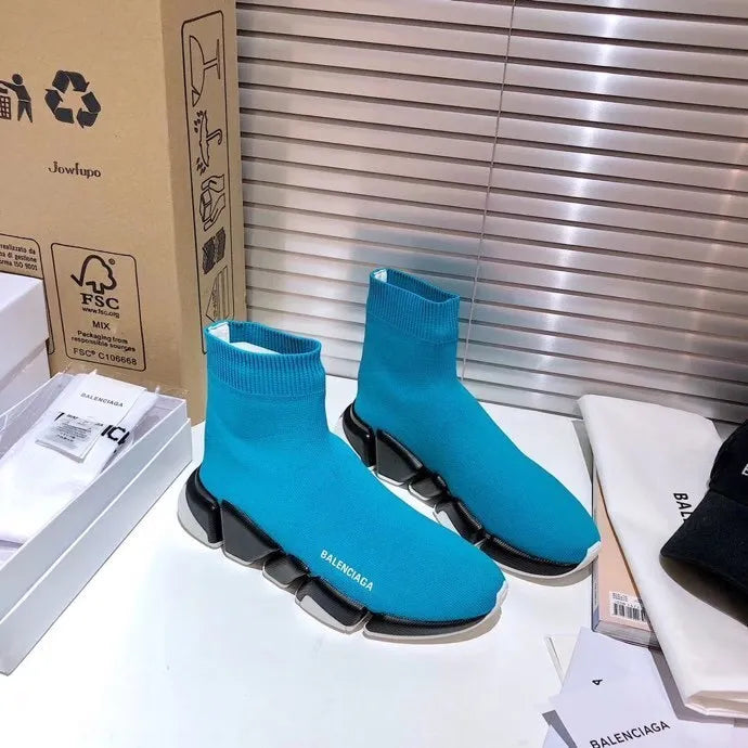 BLCG Speed 2.0 Recycled Knit Cyan Black Shoes Sneakers - bl0000010 image 4