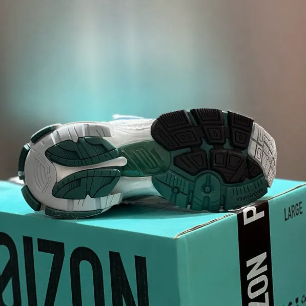 BLCG Runner White Teal Green Blue Shoes Sneakers - bl0000034 image 7