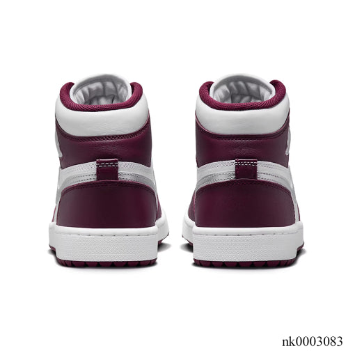 AJ 1 Retro High Golf Bordeaux Shoes Sneakers - nk0003083 image 3