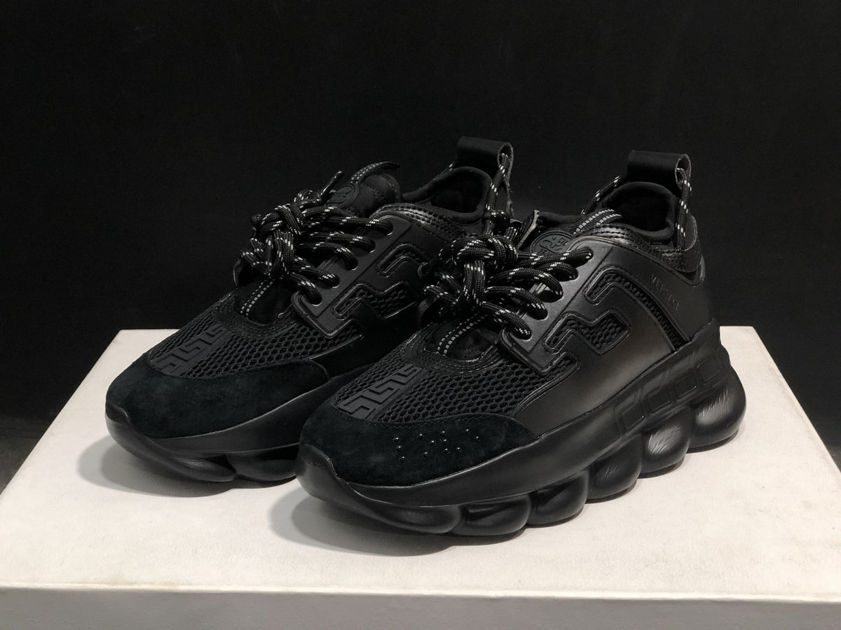 Chain Reaction Full Black Shoes Sneakers - ve0000051 image 4