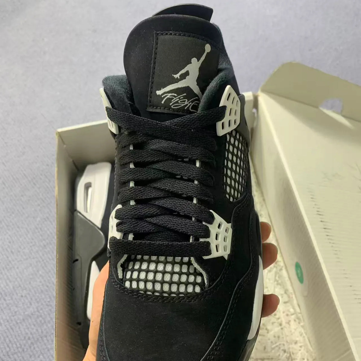 AJ 4 Retro 'White Thunder' Shoes Sneakers - nk0004855 image 5